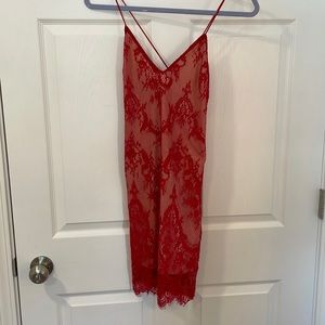 Red Lace Dress